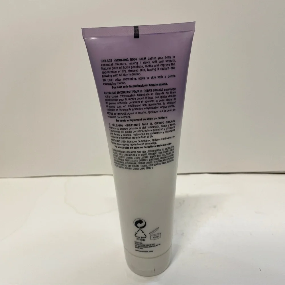 Matrix Biolage Hydrating Body Balm Lotion 8.5 OZ HTF
